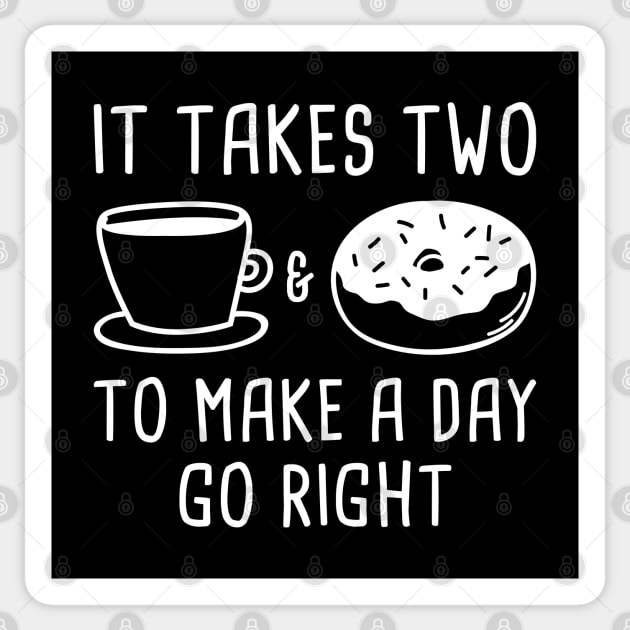 It Takes Two Sticker by LuckyFoxDesigns